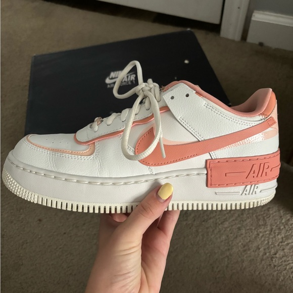 Two Toned Pink Nike AirForce Ones - Picture 6 of 9